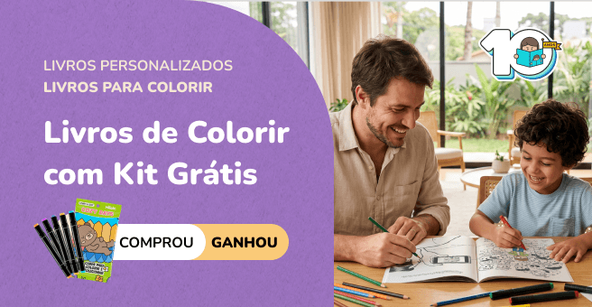 Livros de Colorir - Turma da Mônica, 3 Palavrinhas e mundo Bita