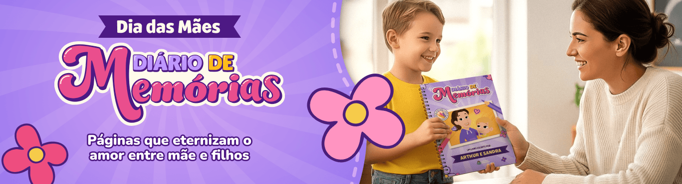 Banner - Diário de Memórias - Dia das Mães