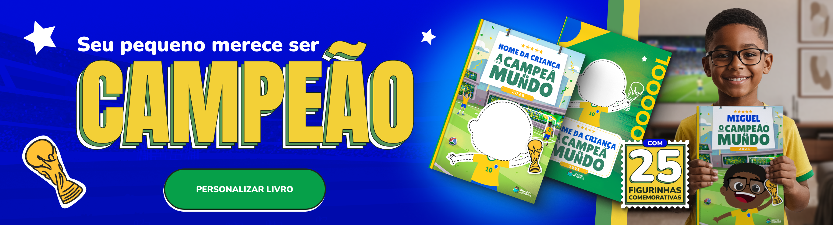 Banner - Livro Campeão do Mundo