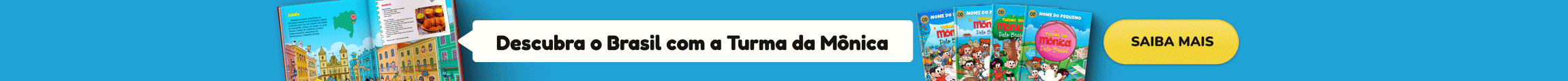 Banner - Turma da Mônica pelo Brasil
