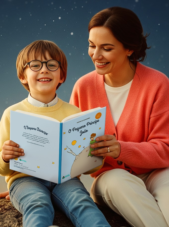 Imagem que relaciona a vantagem do livro infantil personalizado e seu desenvolvimento nas crianças