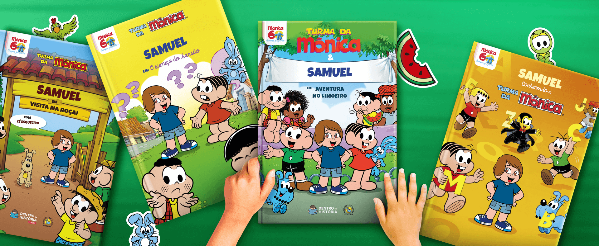Banner do produto Lendo com a Turminha