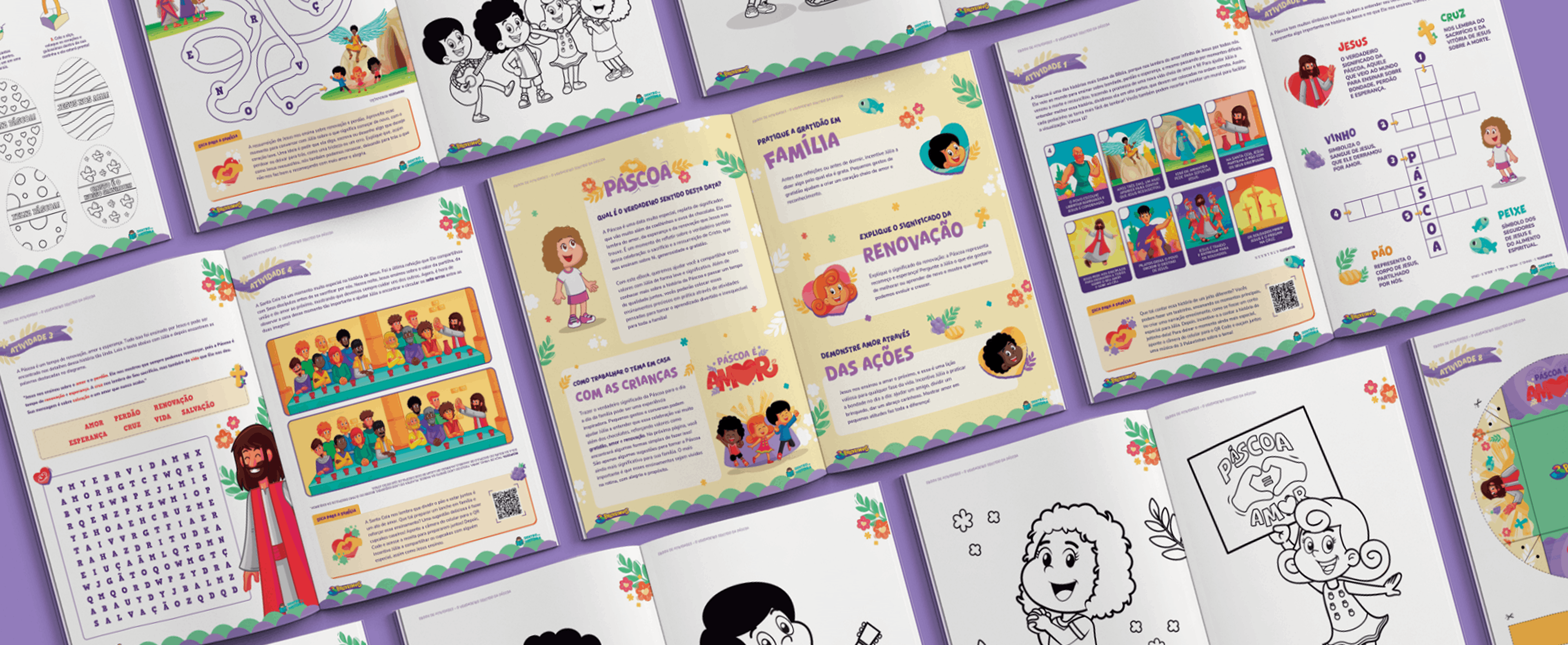 Banner do produto Brincando e Aprendendo sobre o Verdadeiro Sentido da Páscoa